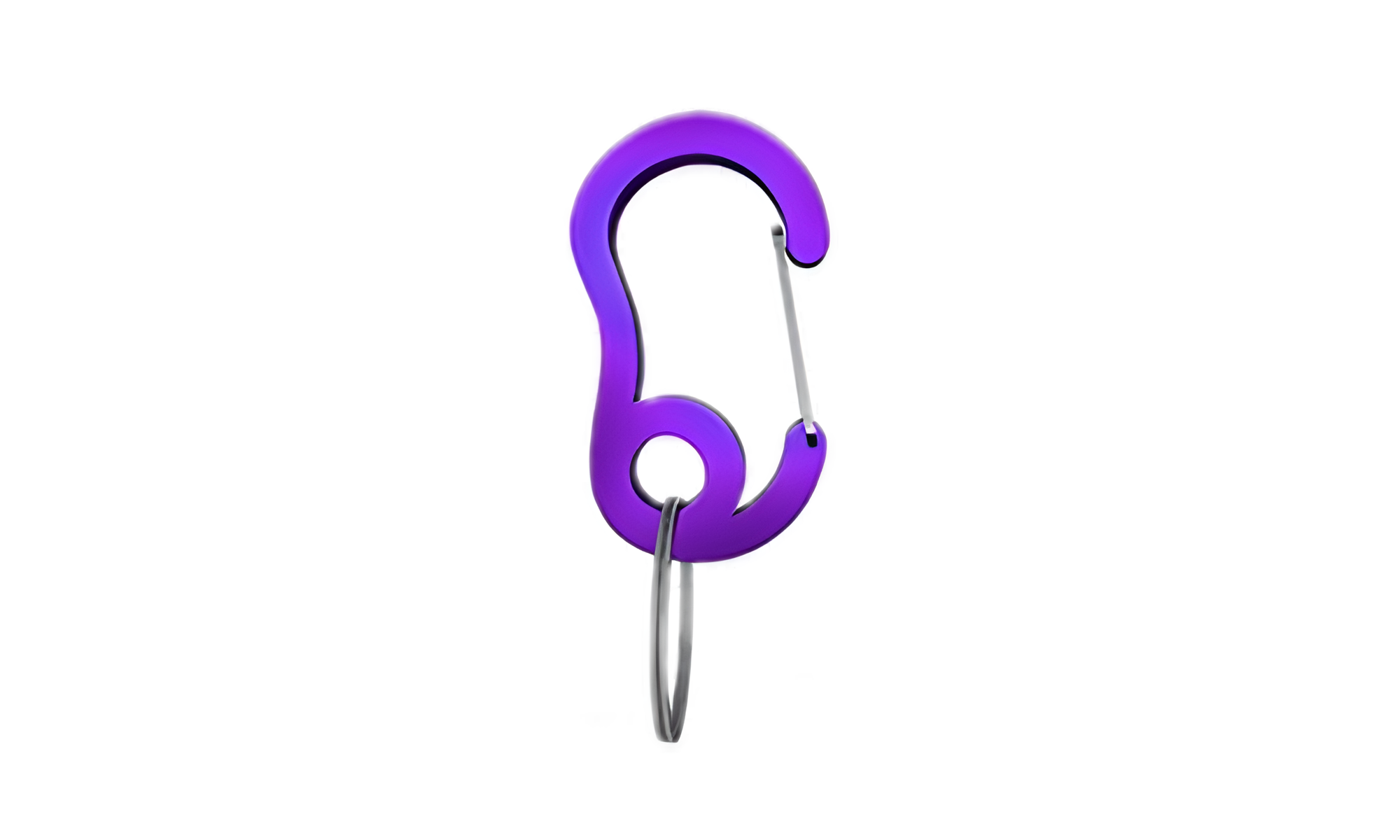 Luksus Karabinhage Lilla snap-hook karabinhage med lille splitring, holdbar, 13x22mm, til at fastgøre hundetegn og tilbehør til halsbånd.