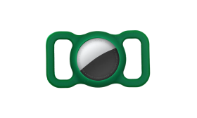 Slidstærkt AirTag-holder i Silikone til Hundehalsbånd – Beskyttelse til AirTag