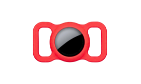 Slidstærkt AirTag-holder i Silikone til Hundehalsbånd – Beskyttelse til AirTag