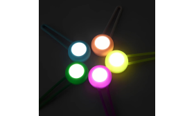 Aftageligt LED-hundetegn med Lysende Halsbånd