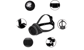 Justerbar, Reflekterende Mundkurv - åndbar og behagelig