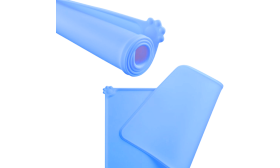 Vandtæt Silikone Skålmåtte til Hund – skridsikker måtte med forhøjede kanter til kæledyrsskåle