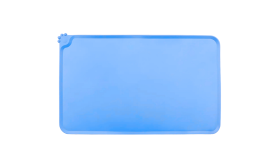 Vandtæt Silikone Skålmåtte til Hund – skridsikker måtte med forhøjede kanter til kæledyrsskåle