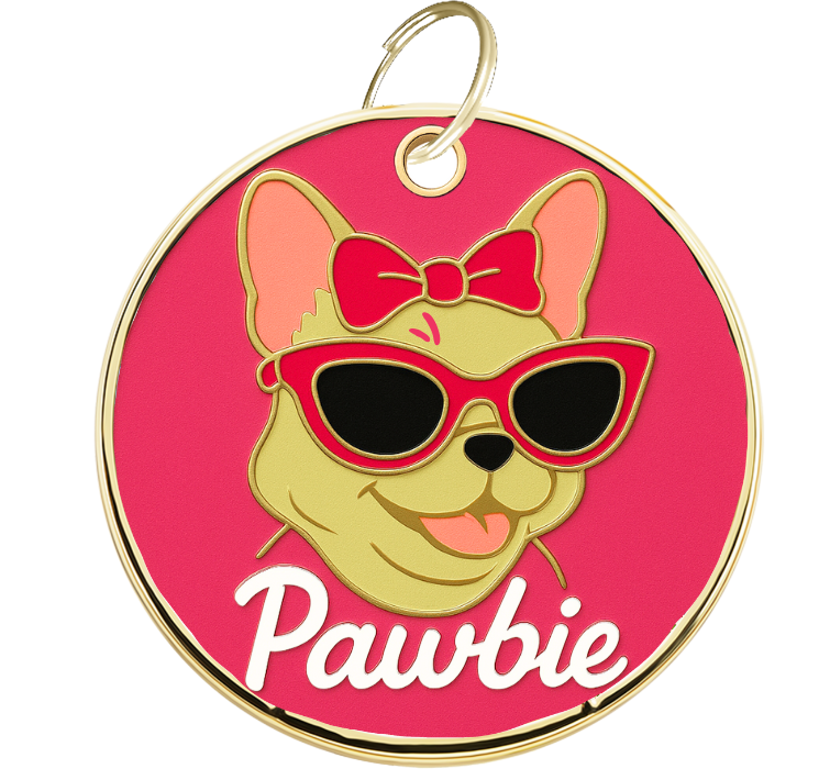 Indgraveret Pawbie hundetegn