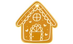 Indgraveret Hundetegn Honningkagehus Indgraveret Hundetegn Honningkagehus