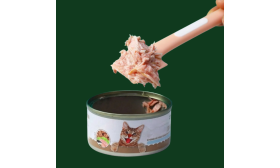 Silikoneske med langt håndtag til kæledyrsfoder – spatel til vådfoder